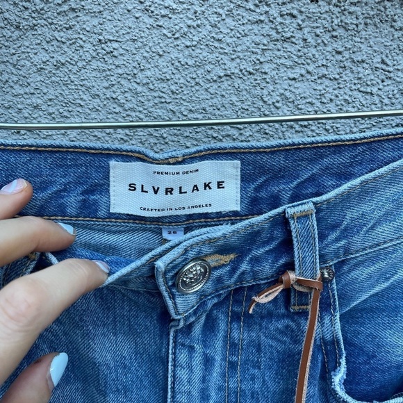 SLVRLAKE Beatnik High Rise Slim Jean in Trouble Maker New with Tags! - Picture 4 of 10